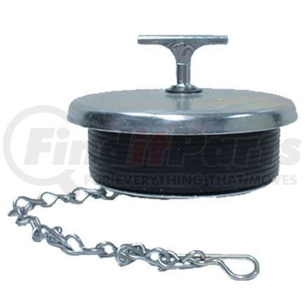 23-40246 by TECTRAN - Fuel Tank Cap - 3-7/8 inches, with Chain, for Kenworth and Paccar