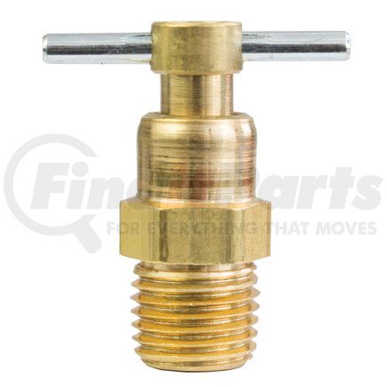236-B by TECTRAN - Air Brake Air Shut-Off Petcock - Brass, Internal Seat