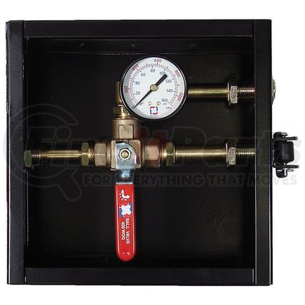 27-ADB-66 by TECTRAN - Air Brake Dump Box - Black, Powder Coated Steel, with Pressure Gauge