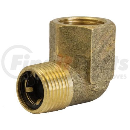 TV800376 by TECTRAN - Air Brake Single Check Valve - Type 3 (Female/Female 90 deg.), 1/2 in. NPT Port