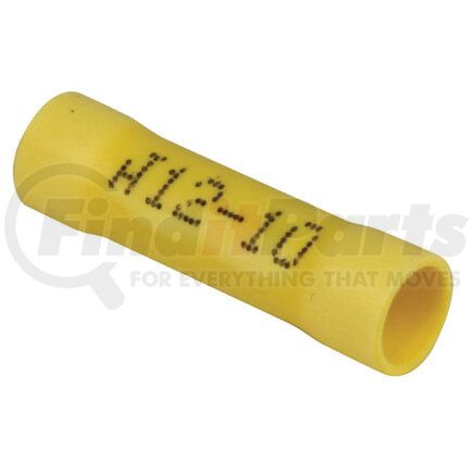 TYB-R by TECTRAN - Butt Connector - Yellow, 12-10, Wire Gauge, Vinyl