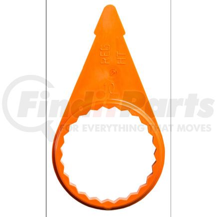 WCHT01 by TECTRAN - 1 1/2" Wheel Nut Indicator (Wheel Check), Orange, A Model Letter, High Temperature, Sold Individually