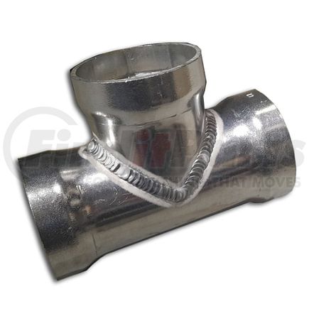 T40727B by ALLEGHENY VALVE & COUPLING - Tee: 3" Aluminum Short Radius Belled - TUBE-FLOW -