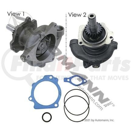 800.3800737 by AUTOMANN - Engine Water Pump, Fits Cummins Big Cam IV & New Era, 4-Bolt Mounting
