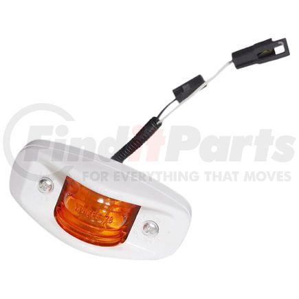 1377A by TRUCK-LITE - Turn Signal Light - Armored Bus Side Turn Light Amber, Polycarbonate Lens And Housing