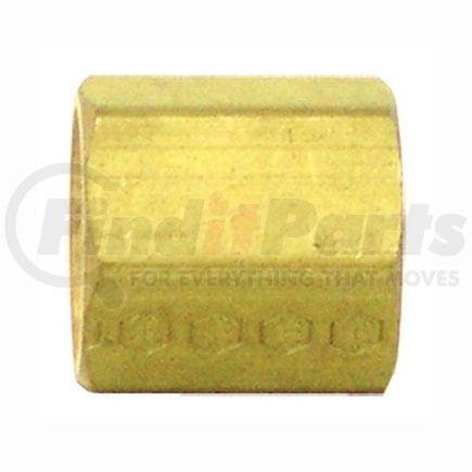 Tectran 142-4 Air Brake Air Line Fitting Inverted Flare Fitting - Brass, Union, 1/4 inches Tube Size