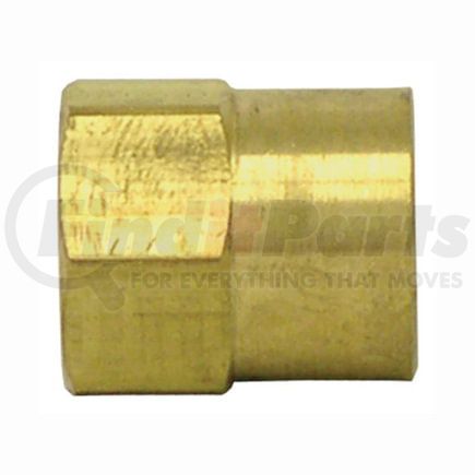 146-8C by TECTRAN - Inverted Flare Fitting - Brass, Union Tube to Female Pipe, 1/2 in. Tube, 3/8 in. Thread