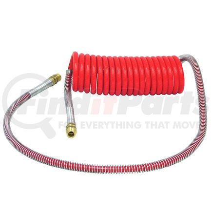 16215-40R by TECTRAN - Industry Grade Red Aircoil, 15 ft., 40" x 12" Leads, with Brass LIFESwivel Fittings