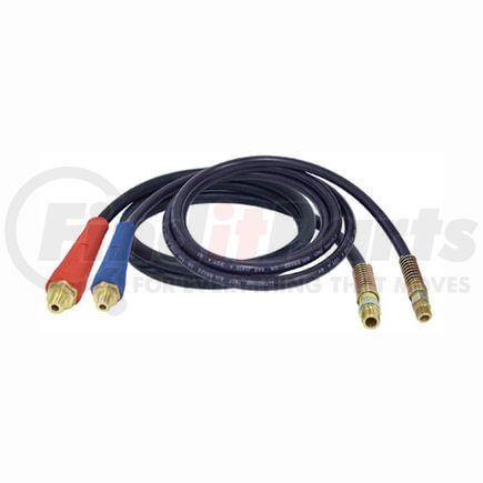 16912BR by TECTRAN - 3/8 in. Air Brake Hose, 12 ft. Long, with 1/2" Red and Blue FLEXGrip-HD Handles