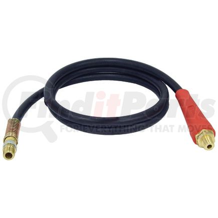 Tectran 16920R Air Brake Hose Assembly 20 ft. Black Rubber Air Line Jumper Hose with Red Emergency FLEXGrip-HD®