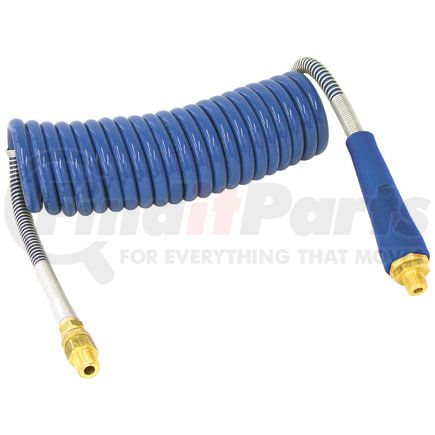 16A15BH by TECTRAN - ARMORFLEX-HD, Blue Armorcoil Aircoil with Handle, 15 ft., 12" x 12" Leads