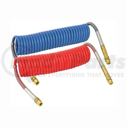 17220H by TECTRAN - Industry Grade Red and Blue Aircoil Set with Brass Handle, 20 ft., 12" x 12" Leads