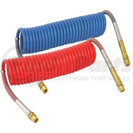 17215H by TECTRAN - Industry Grade Red and Blue Aircoil Set with Brass Handle, 15 ft., 12" x 12" Leads