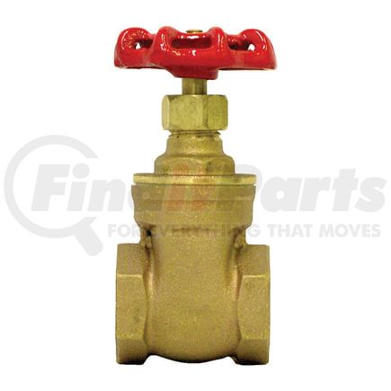 2006-8 by TECTRAN - Shut-Off Valve - Brass, 1/2 inches Pipe Thread, Gate Valve, Female to Female Pipe