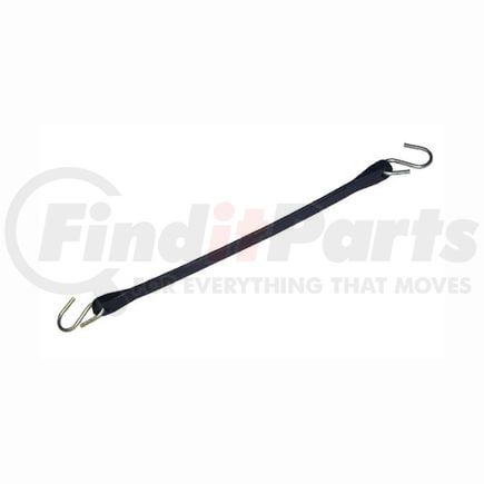 20-1015E by TECTRAN - Tarp Strap - 15 inches, Platinum, EPDM Rubber, with Crimped S-Hook