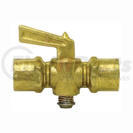 2103-B by TECTRAN - Air Brake Air Shut-Off Petcock - Brass, 1/4 in. Thread, Female Pipe to Female Pipe