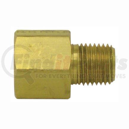 33-8C by TECTRAN - SAE Female to Male Pipe Flare Connector Fitting, 1/2" Tube Size, 3/8" Pipe Thread