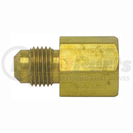 Tectran 46-3A Air Brake Air Line Fitting SAE Female Connector Flare Fitting, 3/16 in. Tube Size, 1/8 in. Pipe Thread