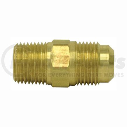 Tectran 48-4B Air Brake Air Line Fitting SAE Male Connector Flare Fitting, 1/4 in. Tube Size, 1/4 in. Pipe Thread