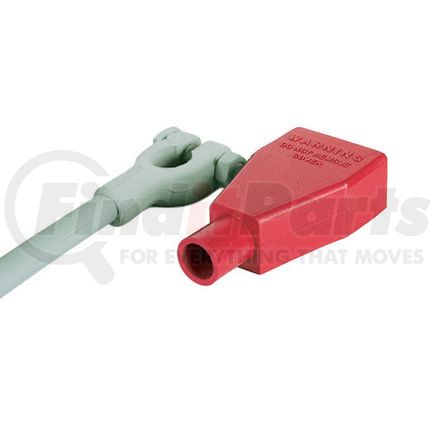 55723R by TECTRAN - Battery Terminal Cover - Red, 2-1 Gauge, Straight Clamp, PVC