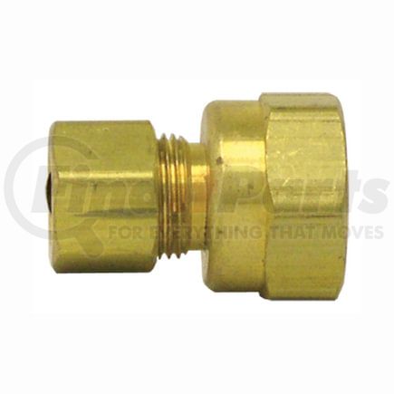 Tectran 66-3A Air Brake Air Line Fitting Compression Fitting - Brass, 3/16 in. Tube, 1/8 in. Thread, Female Connector
