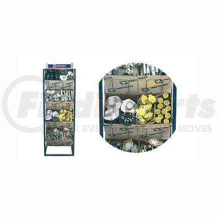 670-7200D by TECTRAN - Trailer Receptacle Socket - 7-Way, Die-Cast, without Breakers, Split Pin Type