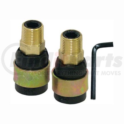 70-31403 by TECTRAN - Air Brake Air Hose End Fitting Kit - 1/2 in. NPT, 2 Swivel Ends and 1 Hex Wrench