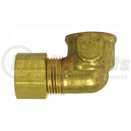 70-4A by TECTRAN - Compression Fitting - Brass, 1/4 in. Tube, 1/8 in. Thread, 90 deg. Female Elbow