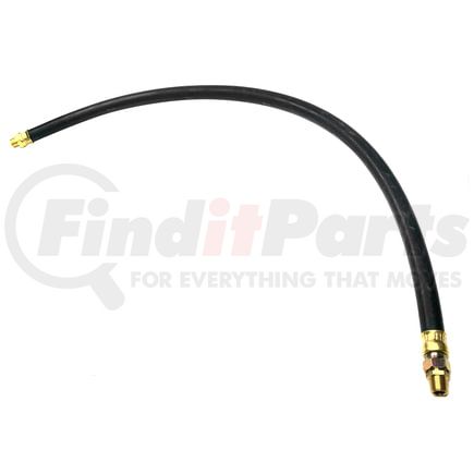 21305 by TECTRAN - 40" Single Swivel End Air Brake Hose Assembly, 1/2" Hose ID, 3/8" End Fittings