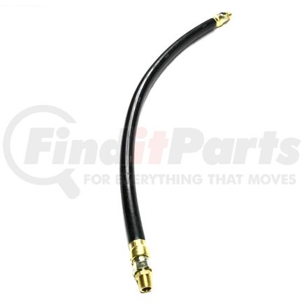 21378 by TECTRAN - 1/2" Air Brake Chamber Hose, 28 in. Long, 3/8" Dual Swivel End Fittings