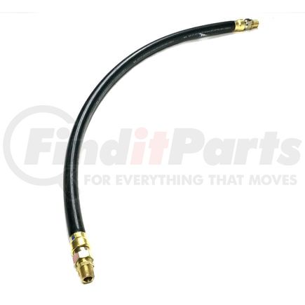 21380 by TECTRAN - 1/2" Air Brake Chamber Hose, 32 in. Long, 3/8" Dual Swivel End Fittings