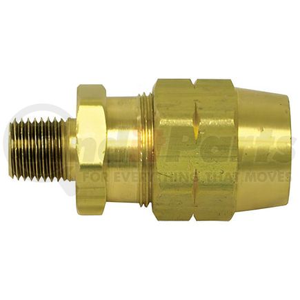 84024 by TECTRAN - Air Brake Air Line Fitting - Brass, 3/8 in. I.D Hose, without Spring Guard