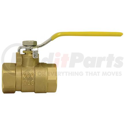 90081 by TECTRAN - Shut-Off Valve - Brass, 1-1/2 inches Pipe Thread, Female to Female Pipe