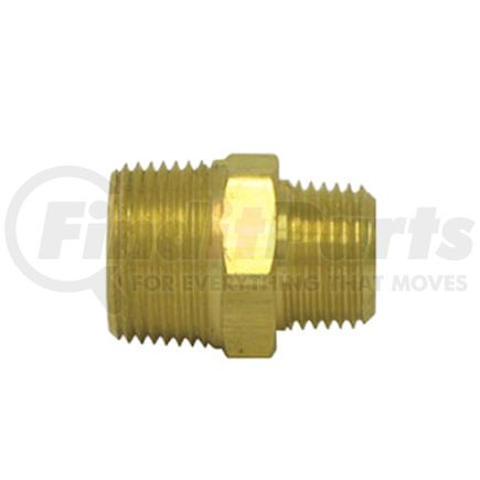 88182 by TECTRAN - Air Brake Reduction Nipple - Brass, 1/4 in. Pipe Thread A, 1/4 in. Pipe Thread B