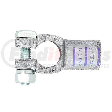 Tectran 34121 Battery Terminal Battery Terminal - 3/0 Gauge, Purple, Positive, Straight Clamp, Crimpable