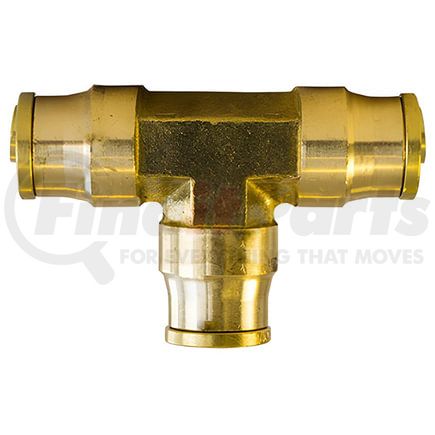 87040 by TECTRAN - Air Brake Air Line Union - Brass, 3/8 in. Tube Size, Push-Lock