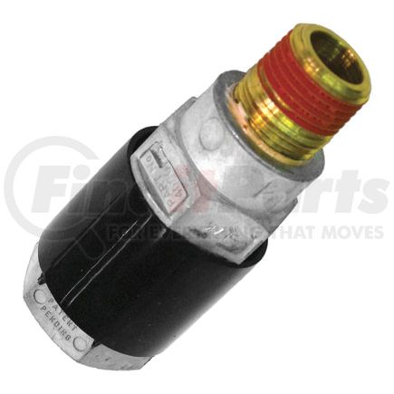 80-1095 by TECTRAN - Air Brake Quick Release Valve - 1/2 in. NPT Port, In-Line, Mount at Gladhand