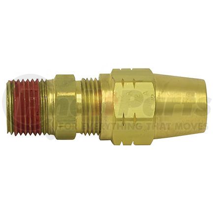 86045 by TECTRAN - DOT Male Connector Fitting for Copper Tubing, 1/2" Tube Size, 3/8" Pipe Thread