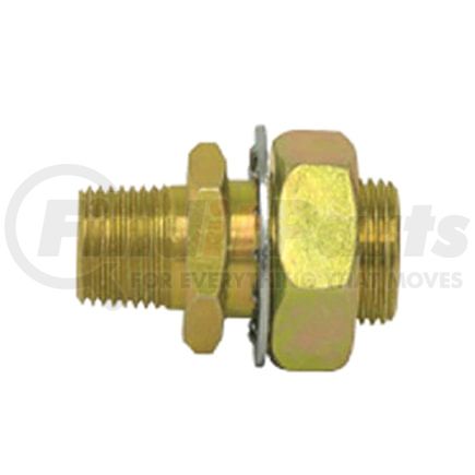 84058 by TECTRAN - Air Brake Frame Coupling - Brass, 2 in. O.A.L, 1/2 in. Male Thread, 3/8 in. Female Thread