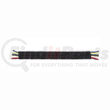 808S by TECTRAN - Wire Loom - 1100 ft., Black, 1/2 inches I.D, Polyethylene, Split Type