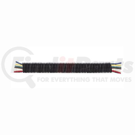 Tectran 808S Wire Conduit Wire Loom - 1100 ft., Black, 1/2 inches I.D, Polyethylene, Split Type