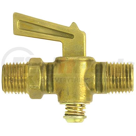 90031 by TECTRAN - Air Brake Air Shut-Off Petcock - Brass, 1/4/ in. Thread, Male Pipe to Male Pipe