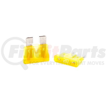 88-0027R by TECTRAN - Multi-Purpose Fuse - ATO Fast Acting Blade, Yellow, Rated for 32 VDC