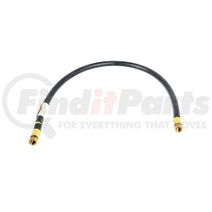 16145SW40 by TECTRAN - Female 45 Deg Flare Dual Swivel Air Brake Hose Assembly, 3/8" Hose ID, 40 in. Long