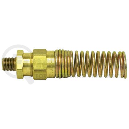 103 by TECTRAN - Pipe Fitting - 3/8 in. I.D Hose, 3/8 in. Pipe Thread, with Spring Guard