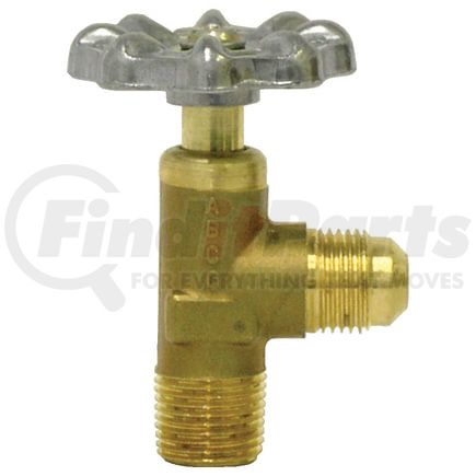 1049-6C by TECTRAN - SAE 45-90 Brass Truck Shut-Off Valve, 3/8" Tube Size, 3/8" Pipe Thread Size