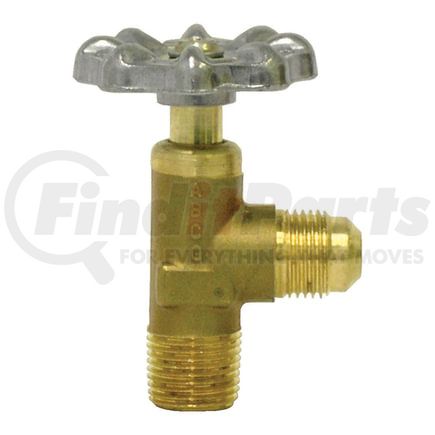 1049-6B by TECTRAN - SAE 45-90 Brass Truck Shut-Off Valve, 3/8" Tube Size, 1/4" Pipe Thread Size