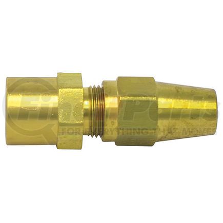 1166-6C by TECTRAN - DOT Air Brake Female Connector Fitting, Brass, Copper Tubing, 3/8" x 3/8" Thread