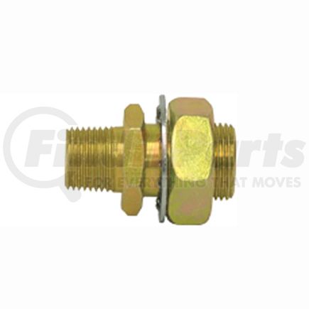 116-84 by TECTRAN - Air Brake Frame Coupling - Brass, 2 in. O.A.L, 1/2 in. Male Thread, 1/4 in. Female Thread