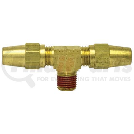 1172-6A by TECTRAN - Air Brake Air Line Thread Branch Tee - Brass, 3/8 in. Tube Size, Male